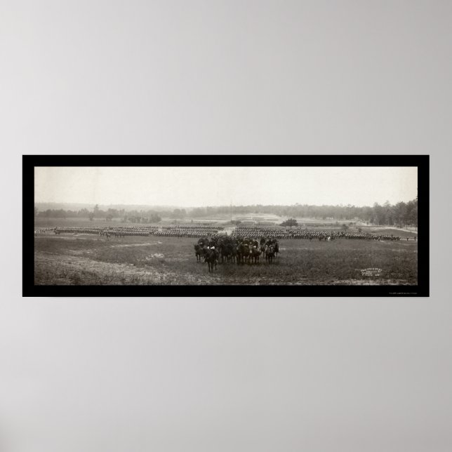 Pôster Foto do Exército Chickamauga 1898 (Frente)