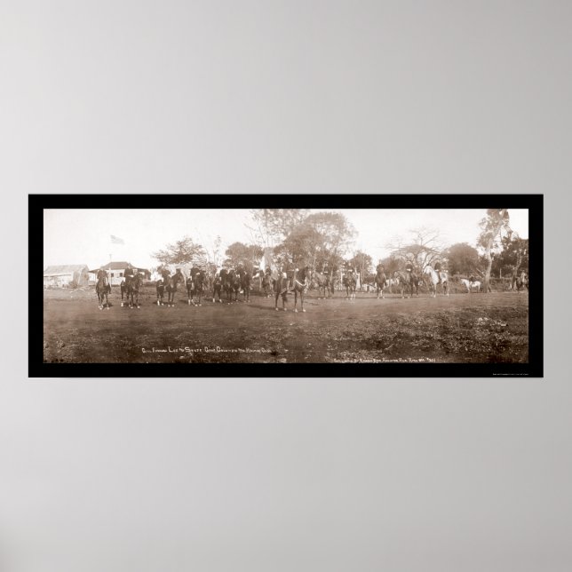 Poster Foto do General Lee Havana 1899 (Frente)