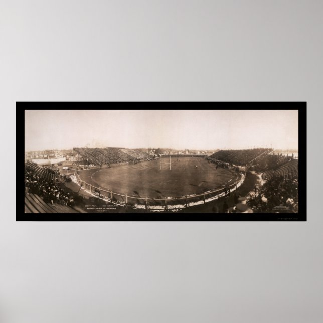 Pôster Foto do jogo de futebol Penn vs. Michigan, 1905 (Frente)