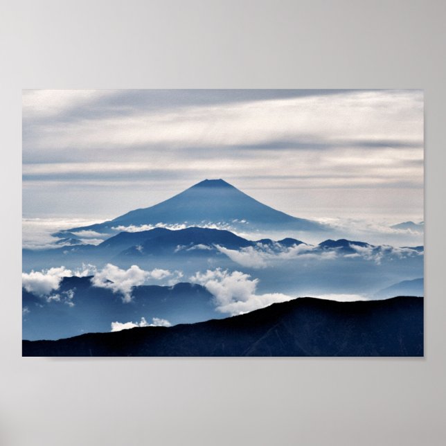 Poster Foto do Monte Fuji Santa Mountain Japan (Frente)