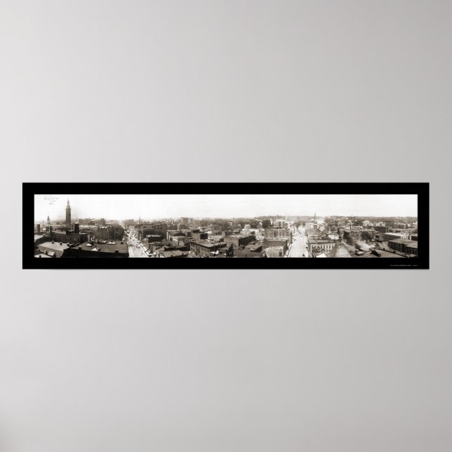 Pôster Foto do Panview do MÃE Springfield 1913 (Frente)