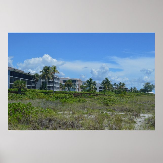 Poster Foto do Paraíso de Férias na Ilha Tropical de Prai (Frente)