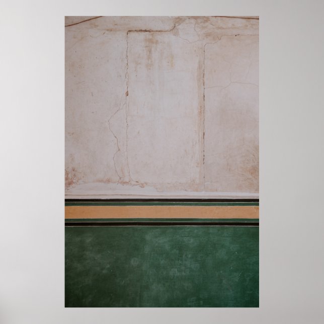 Poster Foto do pavimento de betão marrom (Frente)