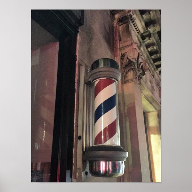 Pôster Foto do Poste da Barbearia (Frente)