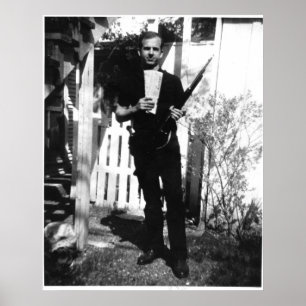 Poster Foto do quintal de Lee Harvey Oswald em março de