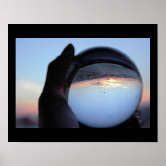 Poster Foto do Sunset Crystal Ball (Frente)