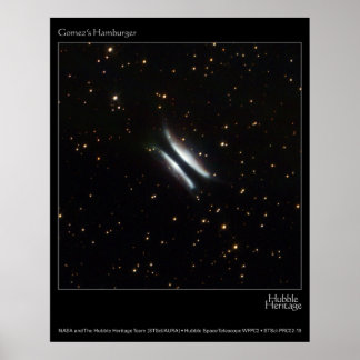Pôster Foto do telescópio Hamburgers Hubble Gomez