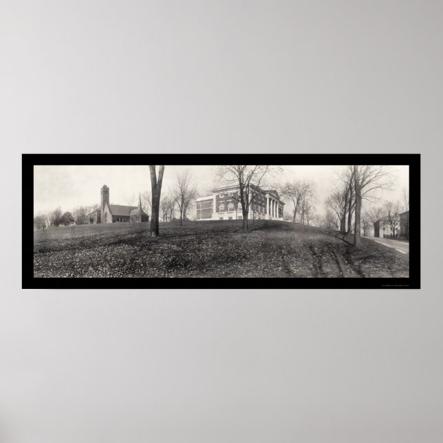 Poster Foto do Tufts College 1910 (Frente)