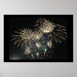 Pôster Foto dos fogos-de-artifício