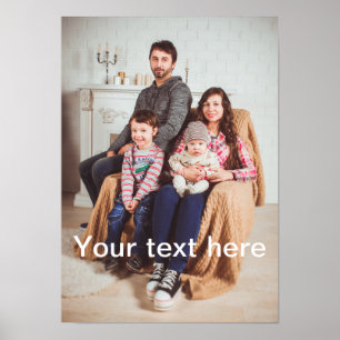 Poster Foto e/ou texto feitos sob encomenda