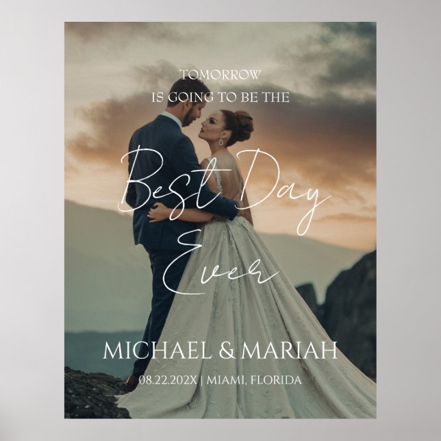 Poster Foto Elegante da Noite Anterior ao Jantar de Rehea (Frente)