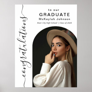 Poster Foto em Arco Parabéns ao nosso Graduado