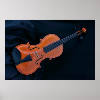 Poster Foto em Closeup de Violino