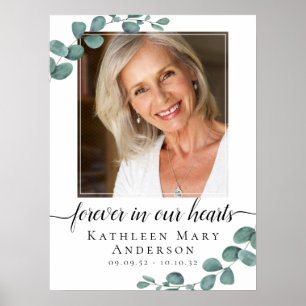 Poster Foto Eucalyptus - Sinal de Boas-vindas do Funeral