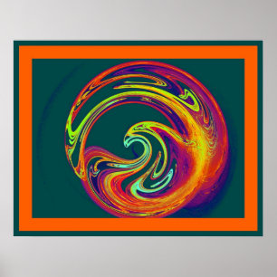 PÔSTER FOTO FIREBIRD POSTERIZADA