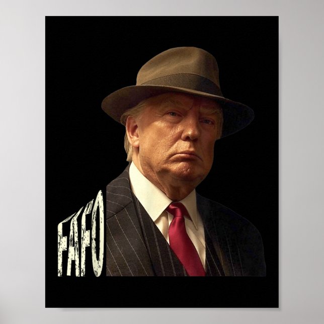 Poster Foto Funny Fafo Trump _1 (Frente)