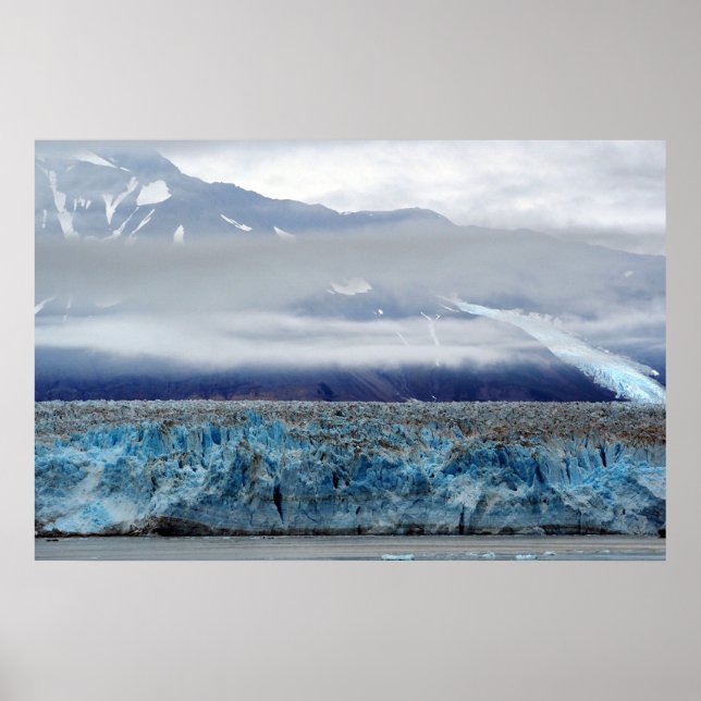 Poster Foto Glacier do Alaska Hubbard (Frente)
