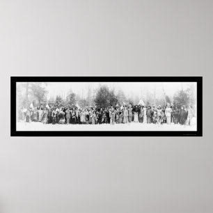 Pôster Foto Iroquois 1914 dos indianos