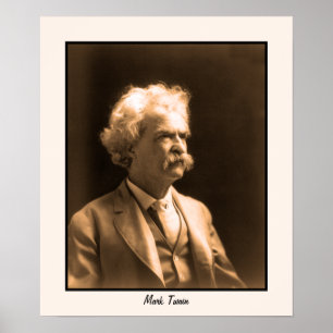 Pôster Foto Mark Twain da arte