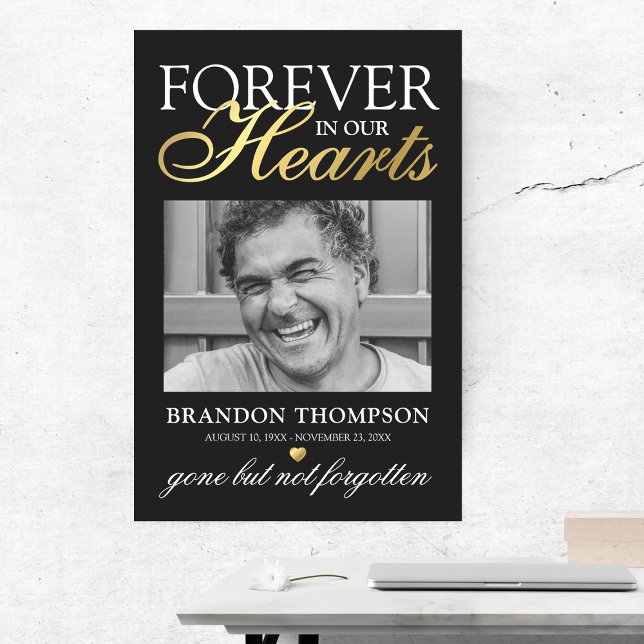 Poster Foto Memorial de Funeral de Ouro Negro (Criador carregado)