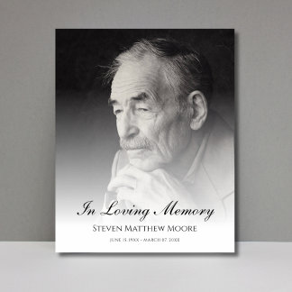 Poster Foto: Memorial Tribute Death Funeral