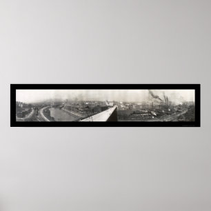 Pôster Foto panorâmico 1905 de Youngstown