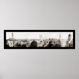 Pôster Foto panorâmico 1909 do savana GA