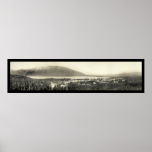 Pôster Foto panorâmico 1911 do lago grande, Colorado