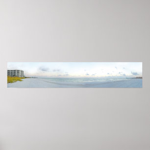 Poster Foto panorâmico II da praia