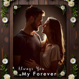 Poster ✅Foto Personalizada de Casal | Presente Personaliz