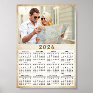 Poster Foto Personalizada do Calendário 2026
