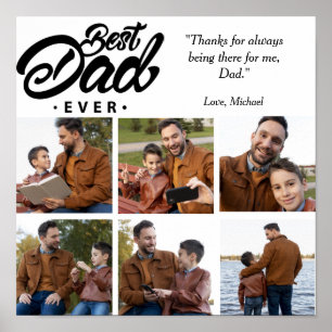 Poster Foto personalizada do melhor Pai nunca