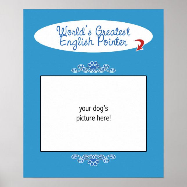 Poster Foto personalizada! Maior Ponteiro Inglês do Mundo (Frente)