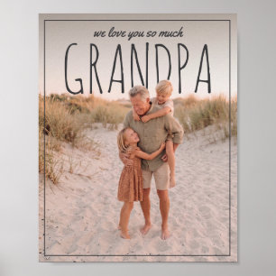 Poster Foto Personalizada PhotoPop Nós Amamos Você Muito