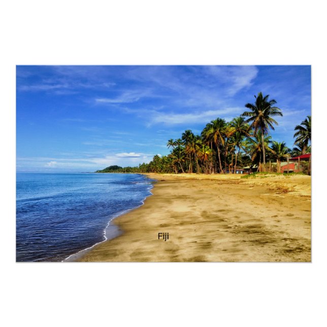 Pôster Foto pictresca de Fiji (Frente)