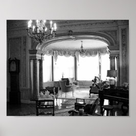 Poster Foto Preta E Branca De Móveis Antigos