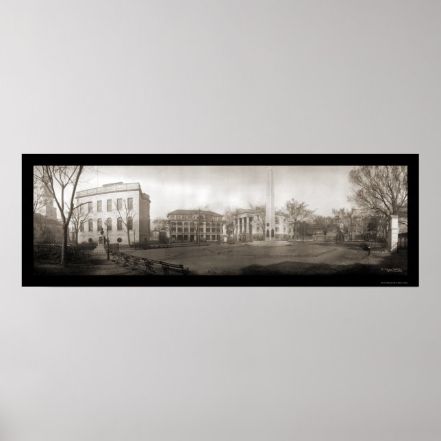 Poster Foto Quadrada Charleston SC 1909 (Frente)