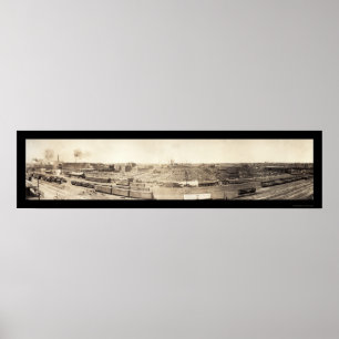 Pôster Foto sul 1908 de Omaha dos Stockyards