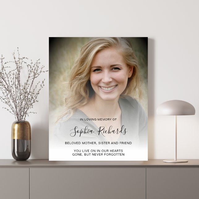 Poster Foto Tributo Memorial Morte Funeral (Criador carregado)