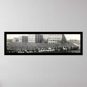 Poster Foto unida 1911 das MÃES de Beverly dos calçados