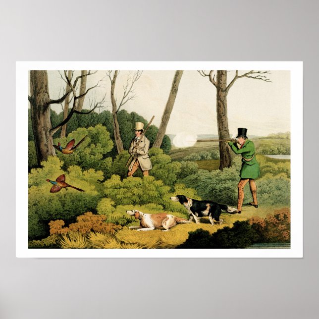 Poster "Fotografação de faisão", pub. de Thomas McLean, 1 (Frente)