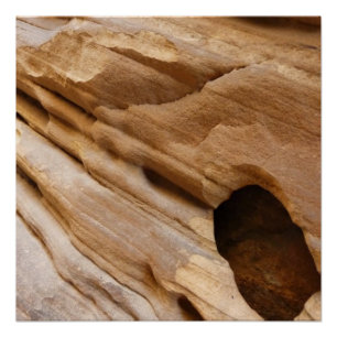 Pôster Fotografia Abstrata da Parede do Zion Canyon I