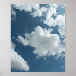 Poster Fotografia Abstrata de Céu Nublado
