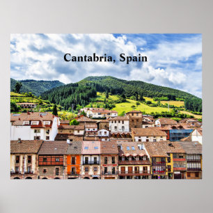 Poster fotografia cênica de Cantabria, Espanha