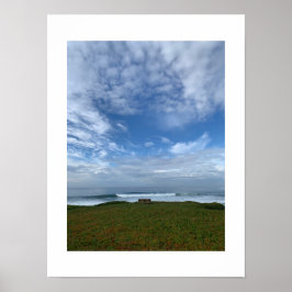 Poster Fotografia Colorido da Califórnia em Baixo Único