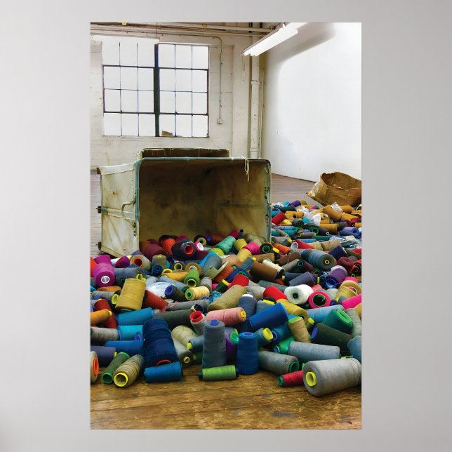 Poster Fotografia com Cores Vivas da parte interna do (Frente)