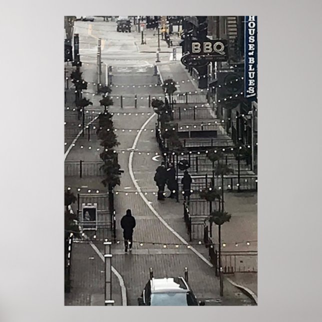 Poster Fotografia da "East 4th Street Morning" (Frente)
