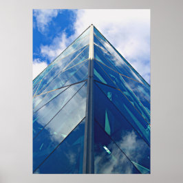 Poster Fotografia da estrutura de construção da arquitetu