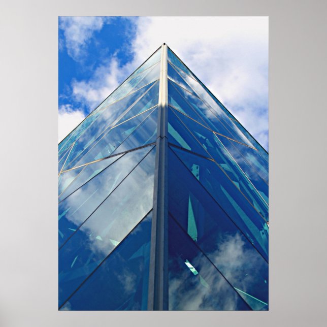 Poster Fotografia da estrutura de construção da arquitetu (Frente)