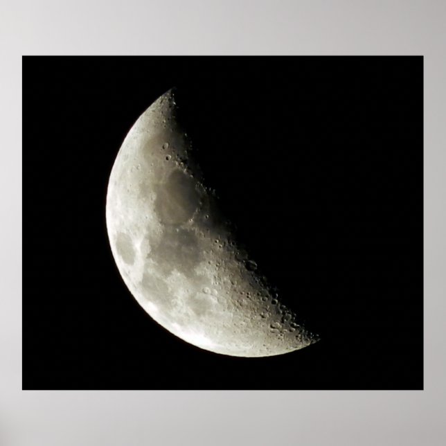 Pôster Fotografia da Lua (Frente)